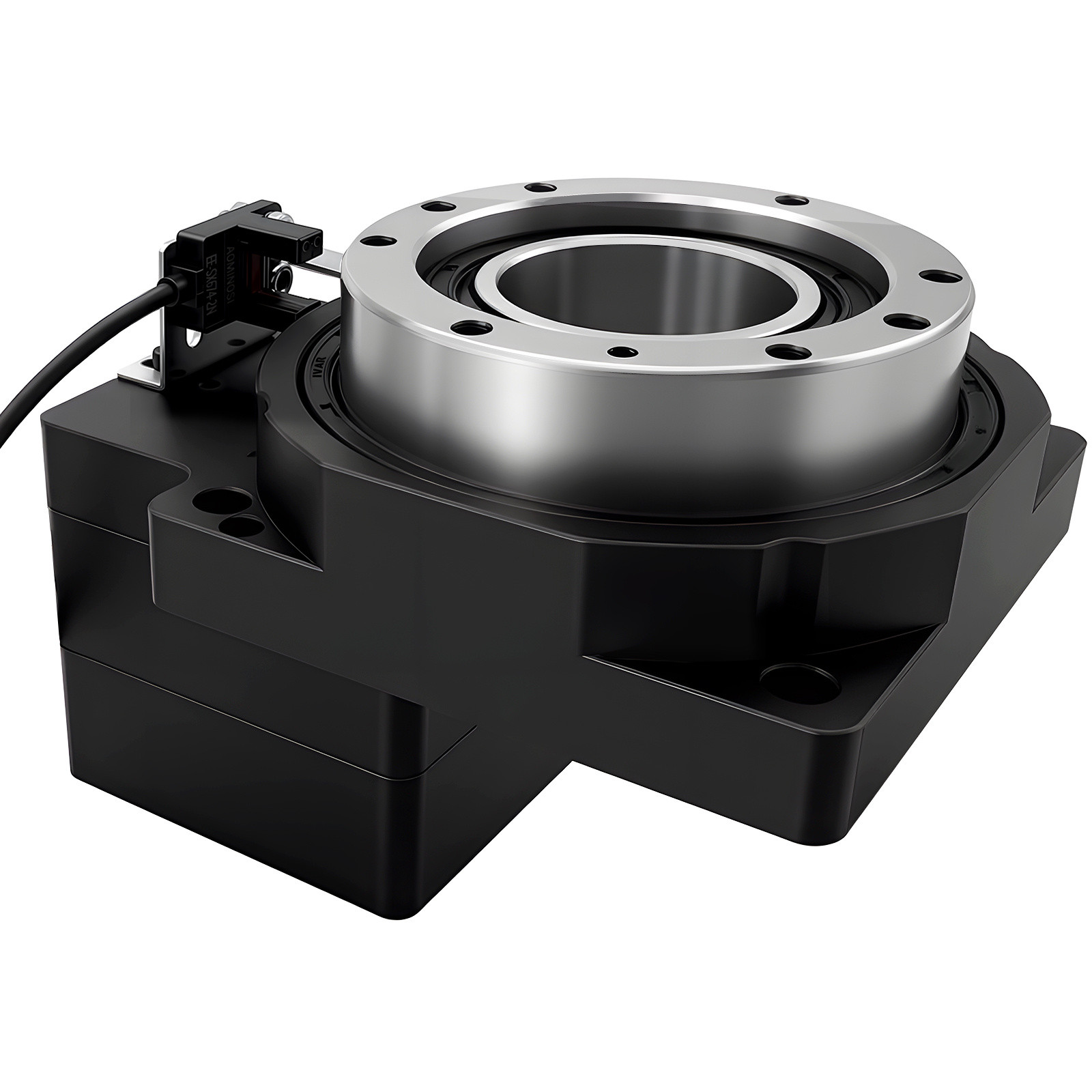 360° Hollow Rotary Platform Table Rotating Gearbox Nema23 Step 400W Servo Motor