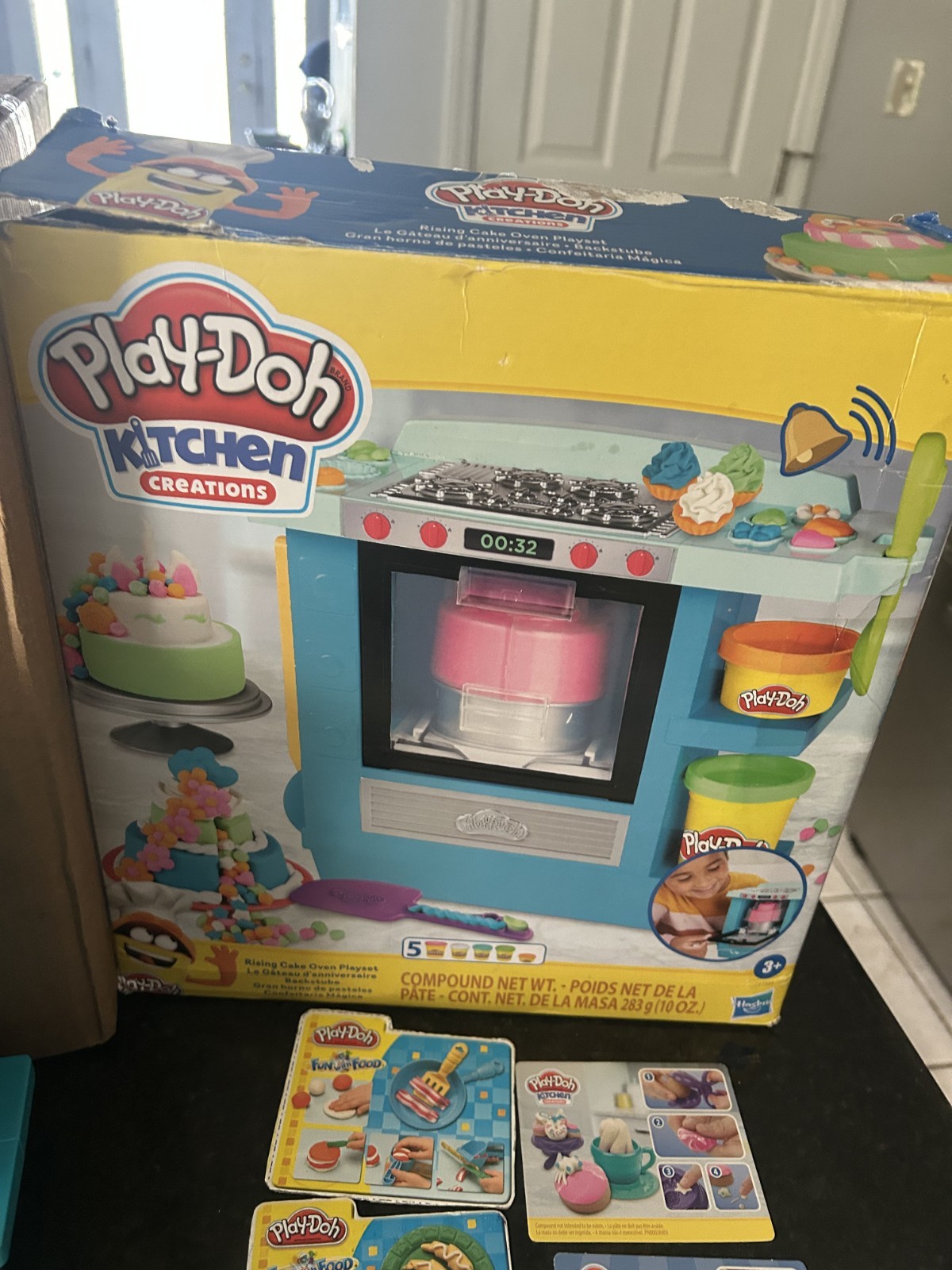 Play-Doh Kitchen Creations Playset w Box Accessories Tested Working NO Dough