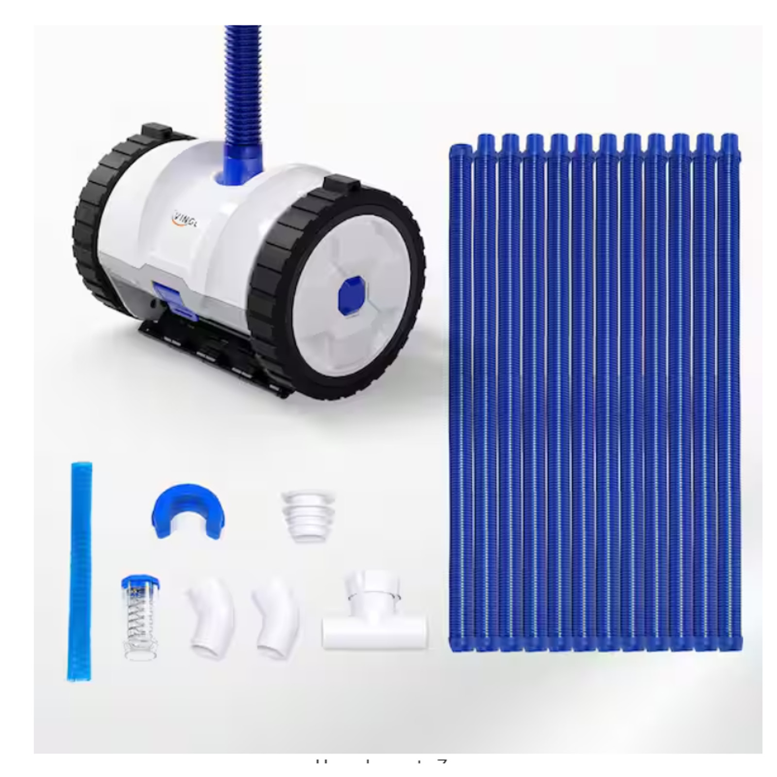 VINGLI Automatic Suction Pool Vacuum Flat Pool Climbs Wall 40ft Hose MISSING PCS