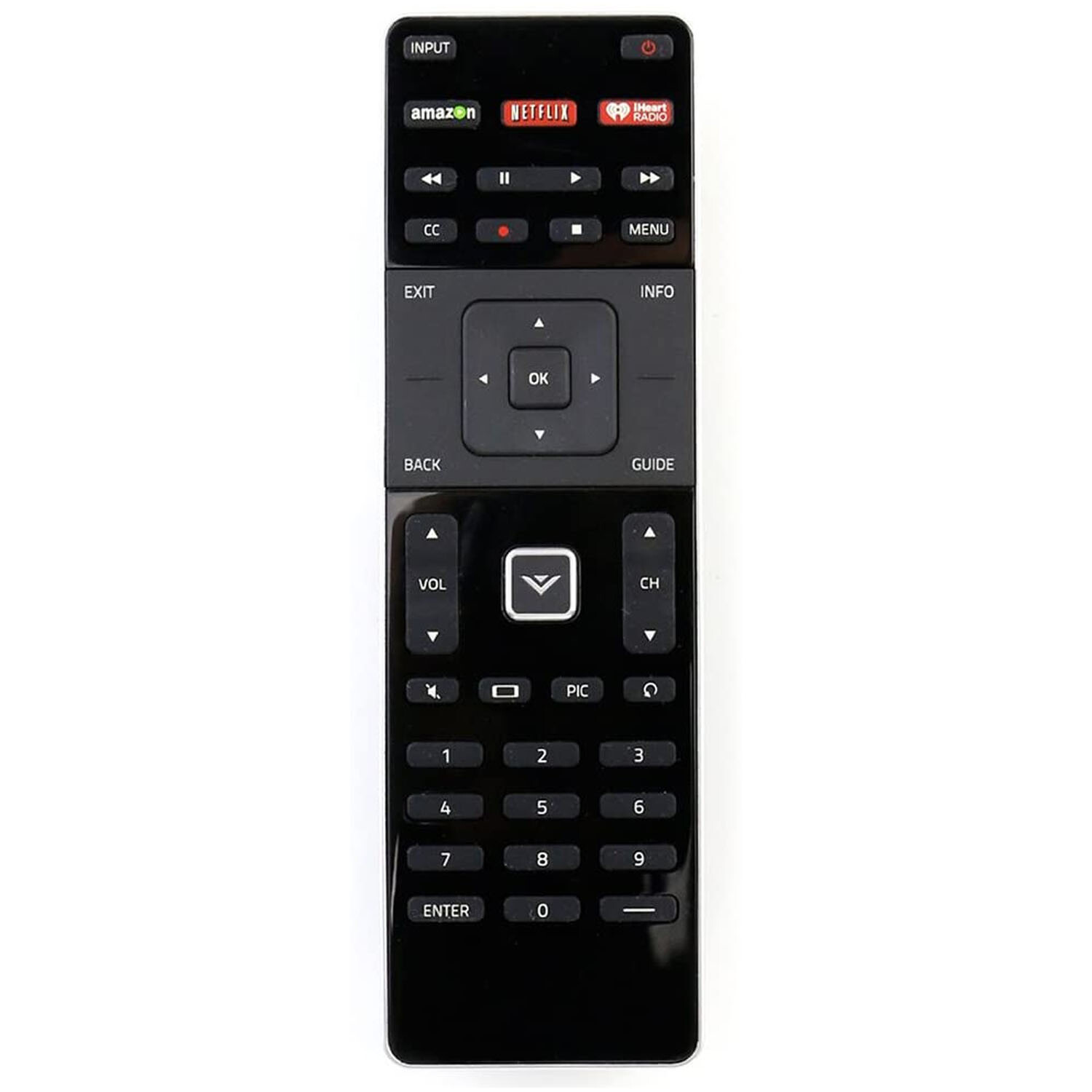 New VIZIO Smart XRT500 LED remote Control Replacement with keyboard