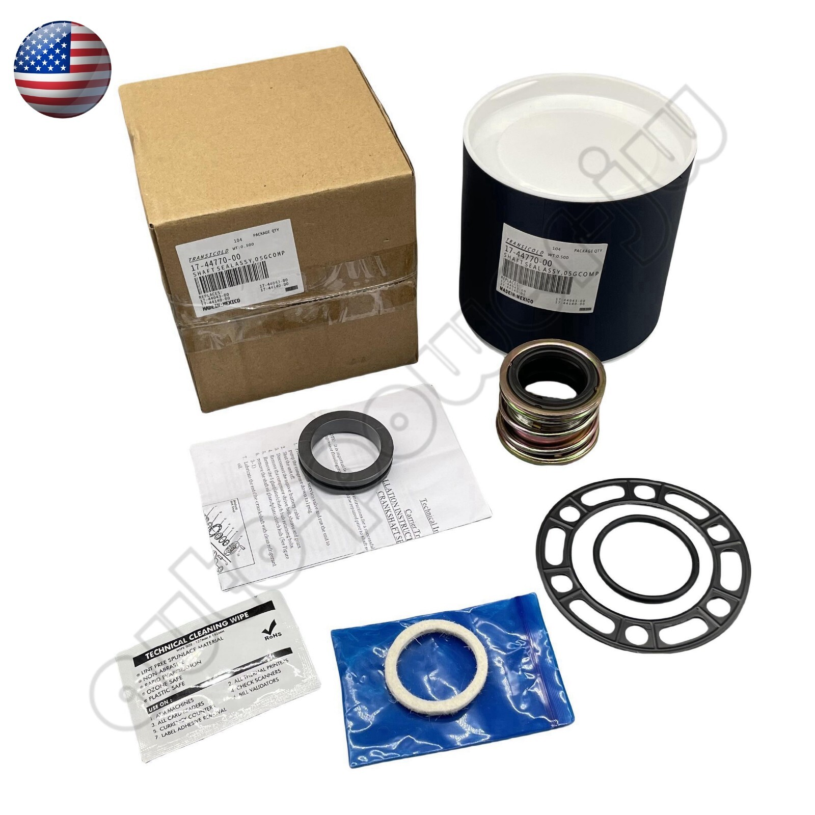 NEW Fits for 17-44770-00 Carrier 05G Transicold 17-57026-00 Shaft Seal Kit