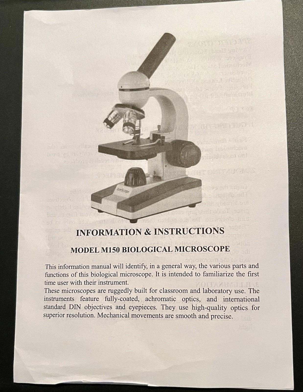 NEW AmScope M150C 40x-1000x Portable Student Compound Microscope