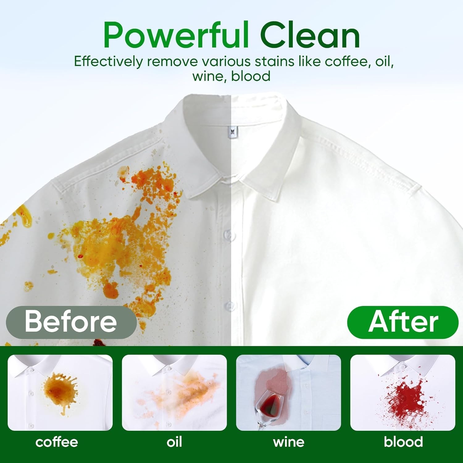 Travel Laundry Detergent Sheets 300 Loads Eco-Friendly Washing Detergent Sheets