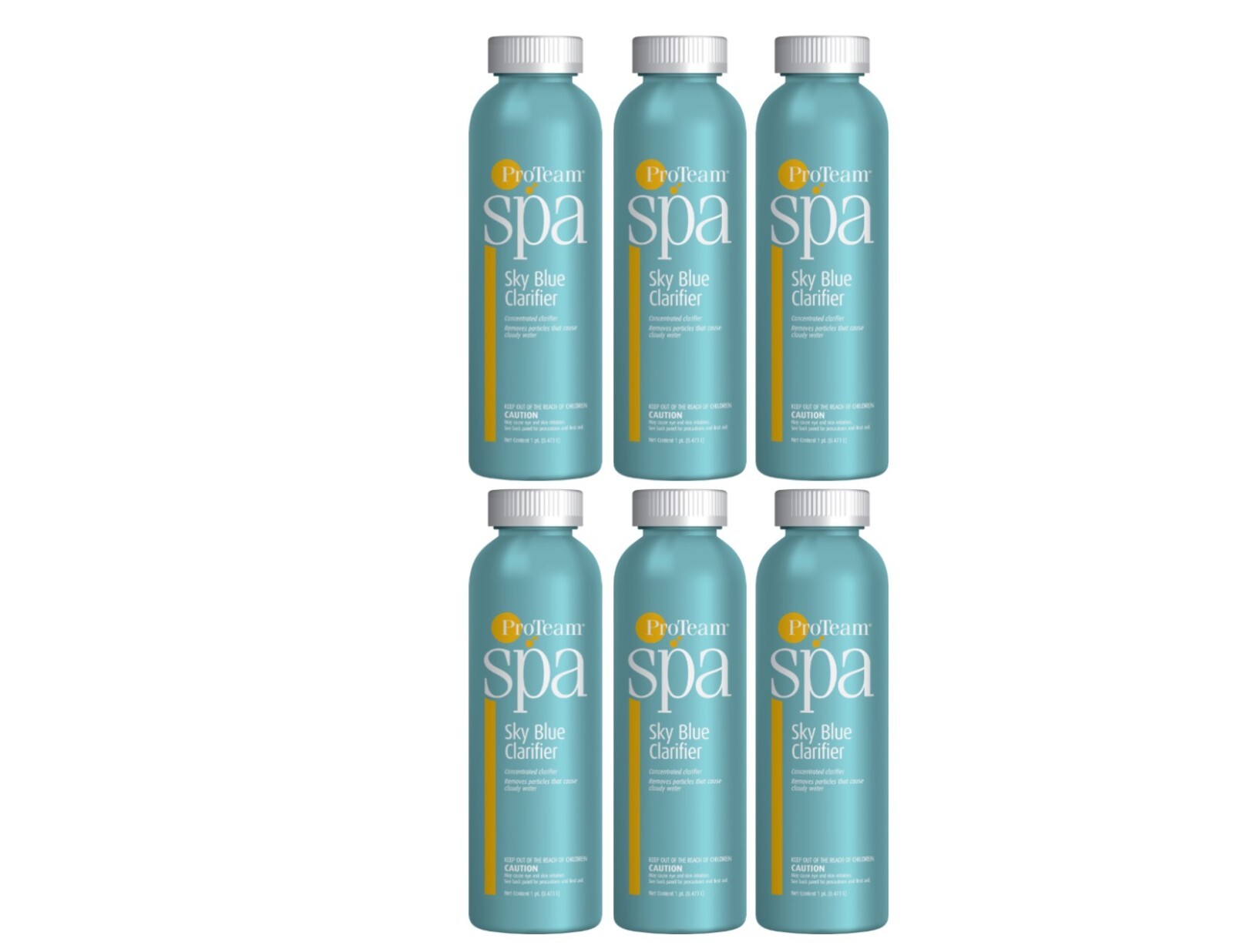 6 Proteam Sky Blue Clarifier - 1 pt