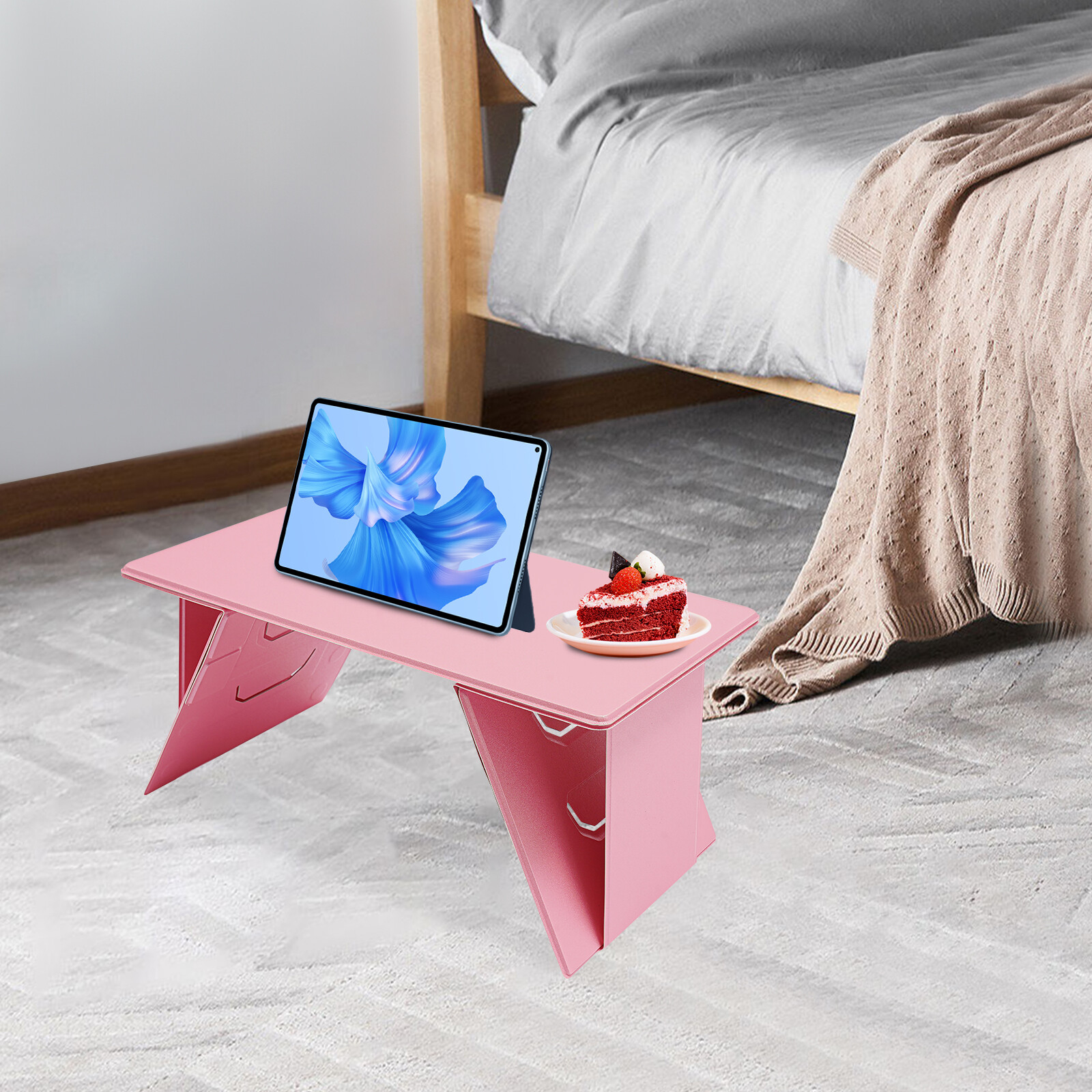 Portable Foldable Laptop Bed Desk, Folable Bed Laptop Table, Folding Lap Desk