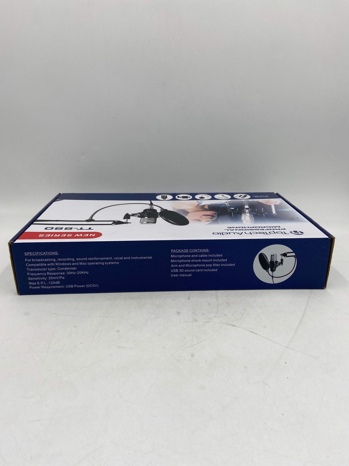 New TOPTECHAUDIO TT-880 Studio Microphone