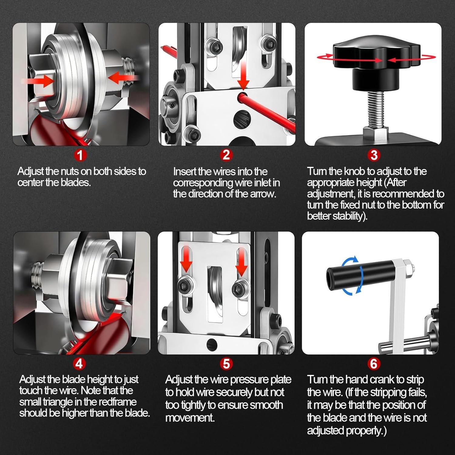 .EXKRAEFT Wire Stripping Machine 0.06-1 Inch with Drill