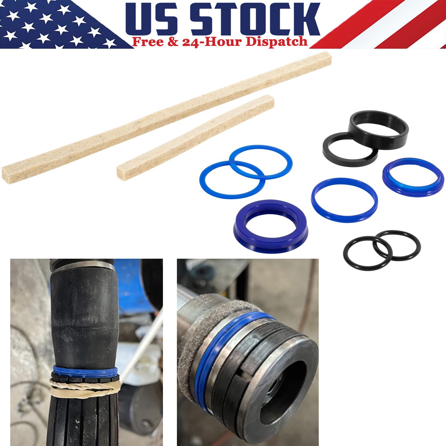 for Rotary Lift SPO9 SP0A9 SPO7 SPOA7 SPO88 Cylinder Seal Kit FJ783 FJ7664 TEXAS