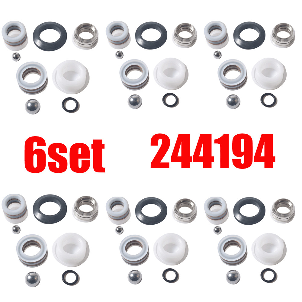 6*244194 Pump Repair Packing Kit Fit For Airless Paint Spray 390 395 490 495 595