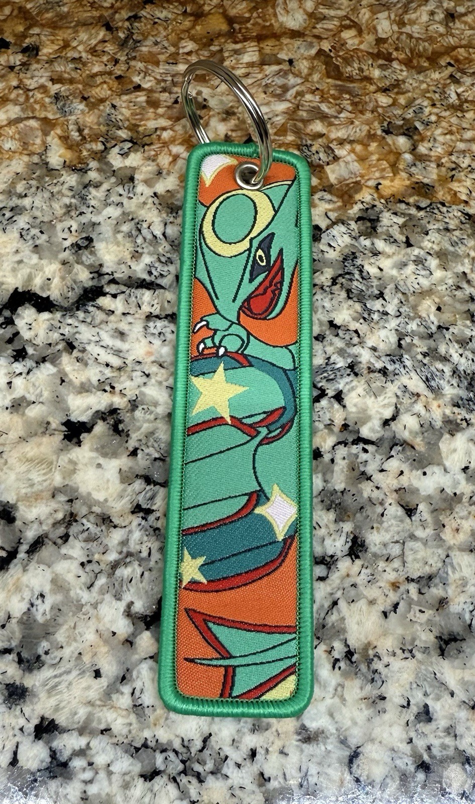 Pokemon Anime Jet Tag Keychain - Rayquaza - US Seller | Fast Ship