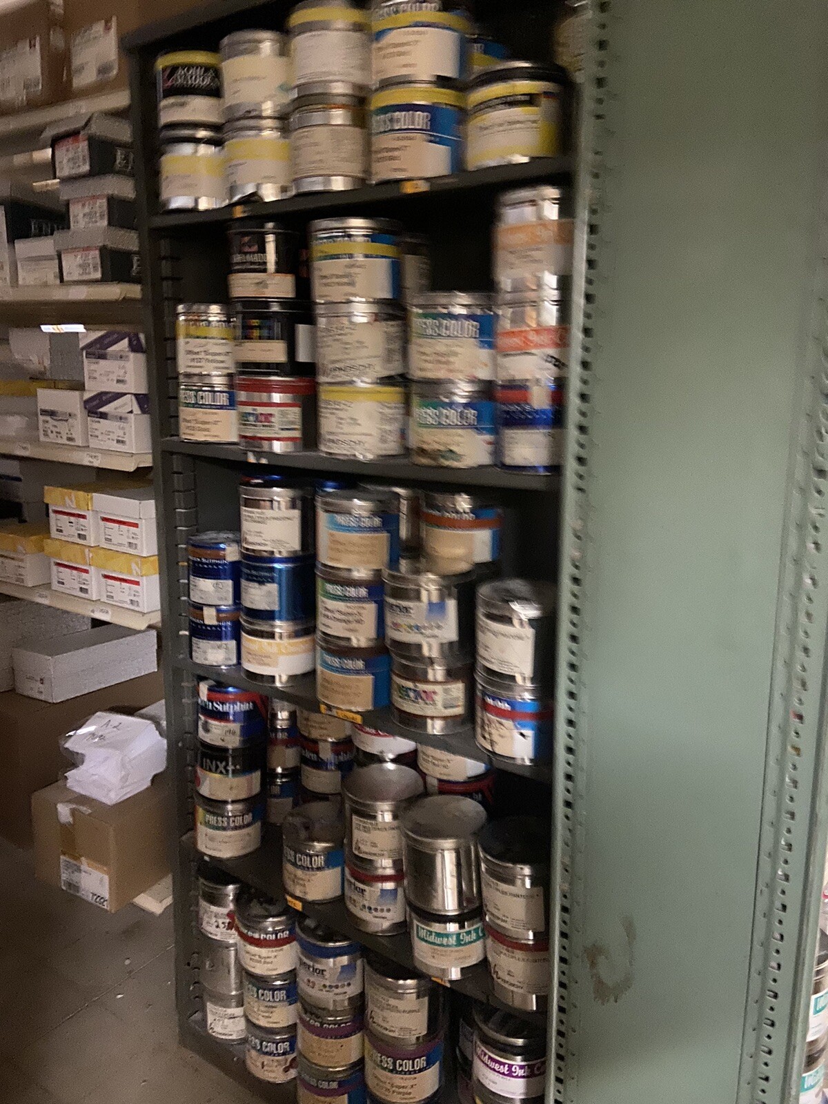 Pick Your Color Pantone Offset Printing Ink -- 5 lb. can "Oil Base