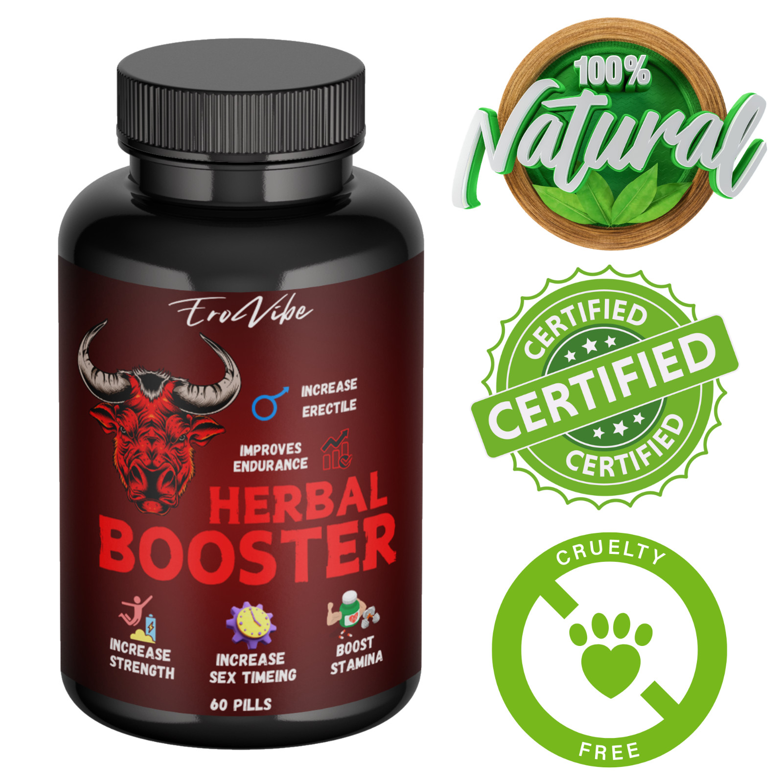 60 PERFORM PILLS FOR MEN - #1 MALE STAMINA | PERFOMANCE MATTERS