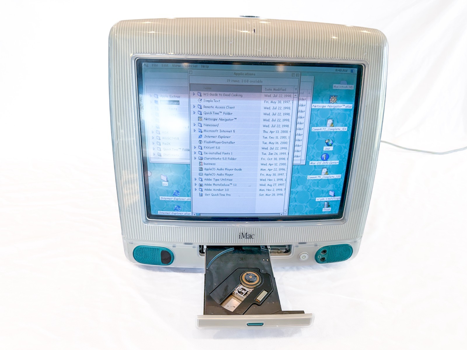 Apple iMac G3 Bondi Blue WORKING  Good condition