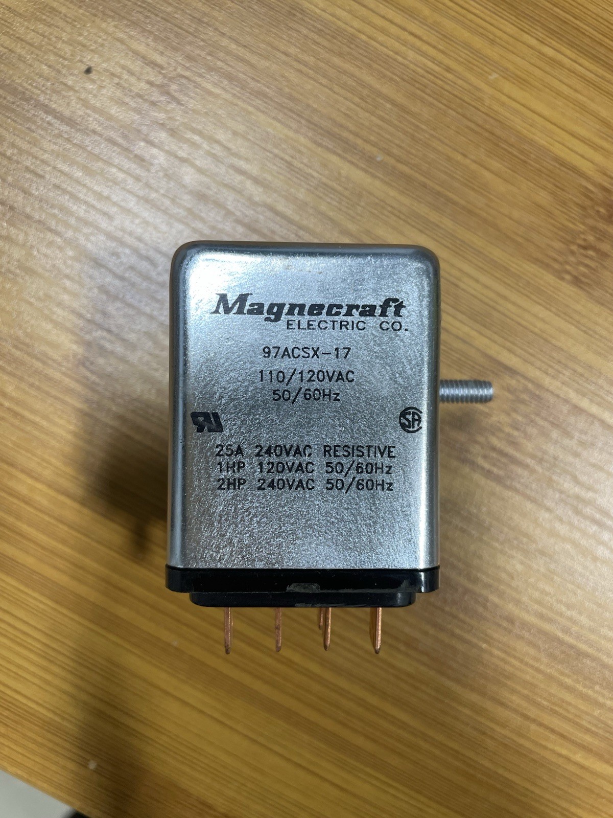 Brand New SCHNEIDER ELECTRIC Magnecraft 97ACSX-17 / 97ACSX17, 110/120VAC