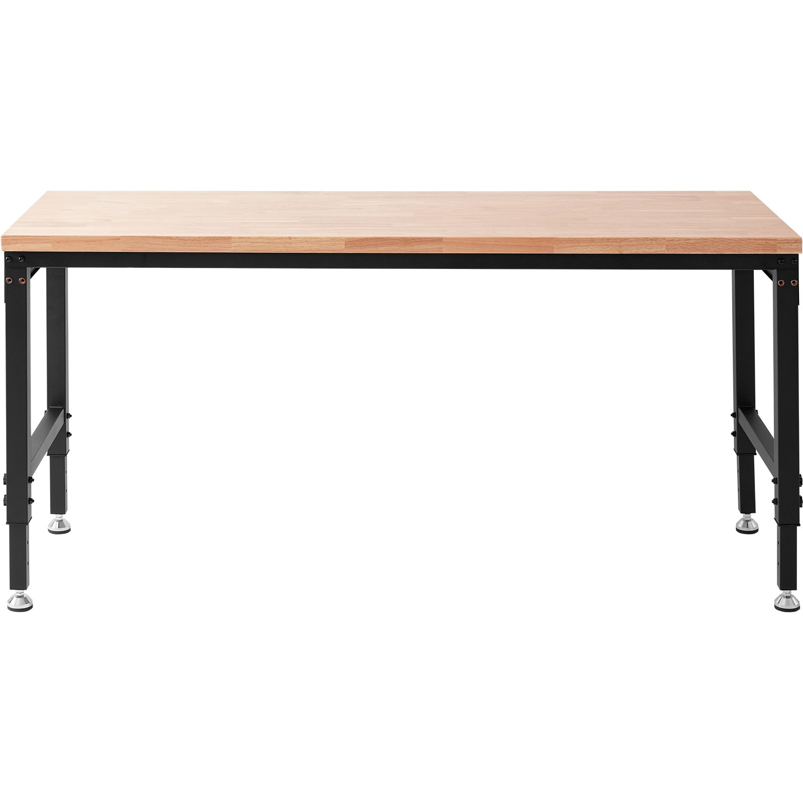 Uimoso Adjustable Height Workbench 72"L x 25"W Work Bench Table w/ Power Outlets