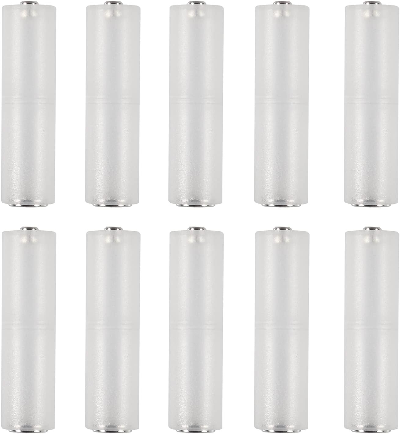 10pcs AAA to AA Converter Battery Adapter