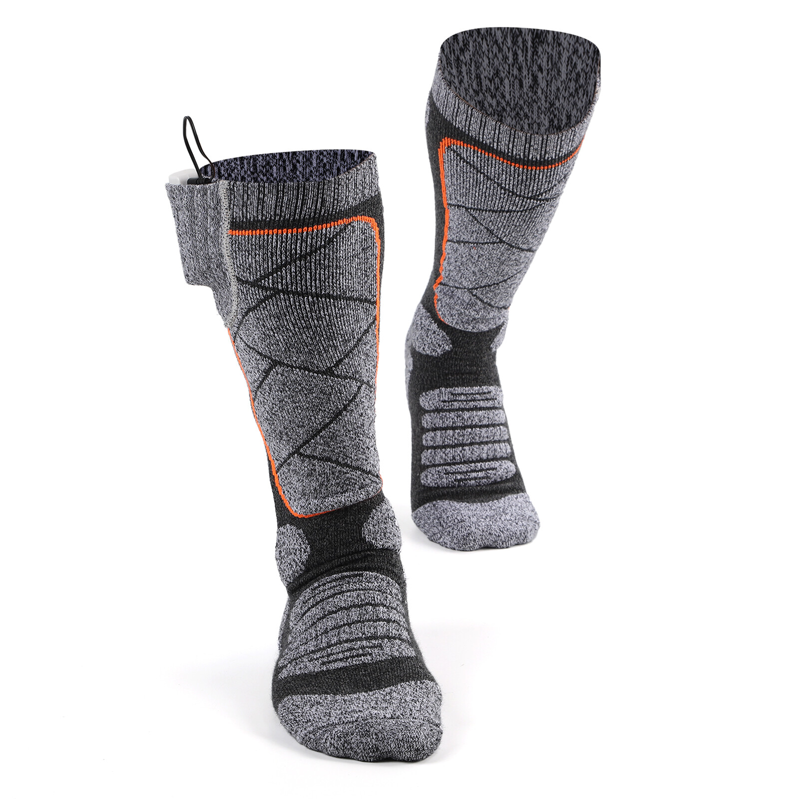3.7v Rechargeable Battery Electric Heated Warm Socks For Men Women Winter Skiing