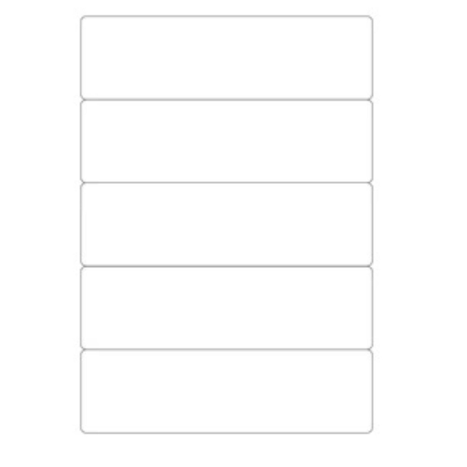 1" x 4.24"Self Adhesive Labels: 25 Pack