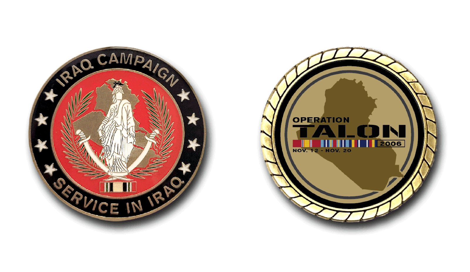 Operation Talon Iraq Challenge Coin