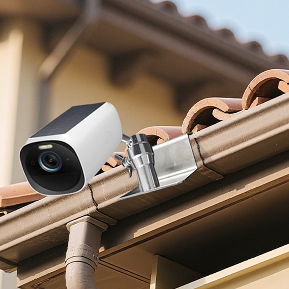 Adjustable Stainless Steel Bracket for Secure Mounting Solar Panels and Cameras