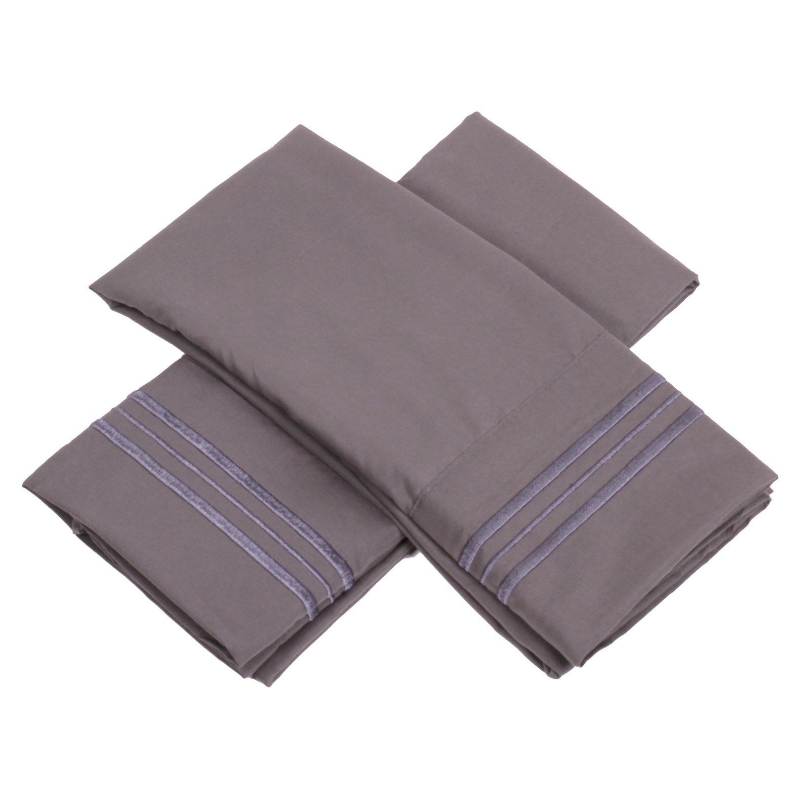 1500 Series Egyptian Quality Deep Pocket Pillowcase, Standard, Gray