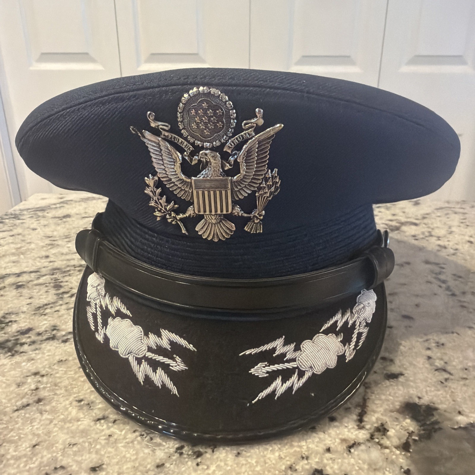 Bernard U.S. Air Force Field Grade Service / Wheel Cap, Size 7 1/4"