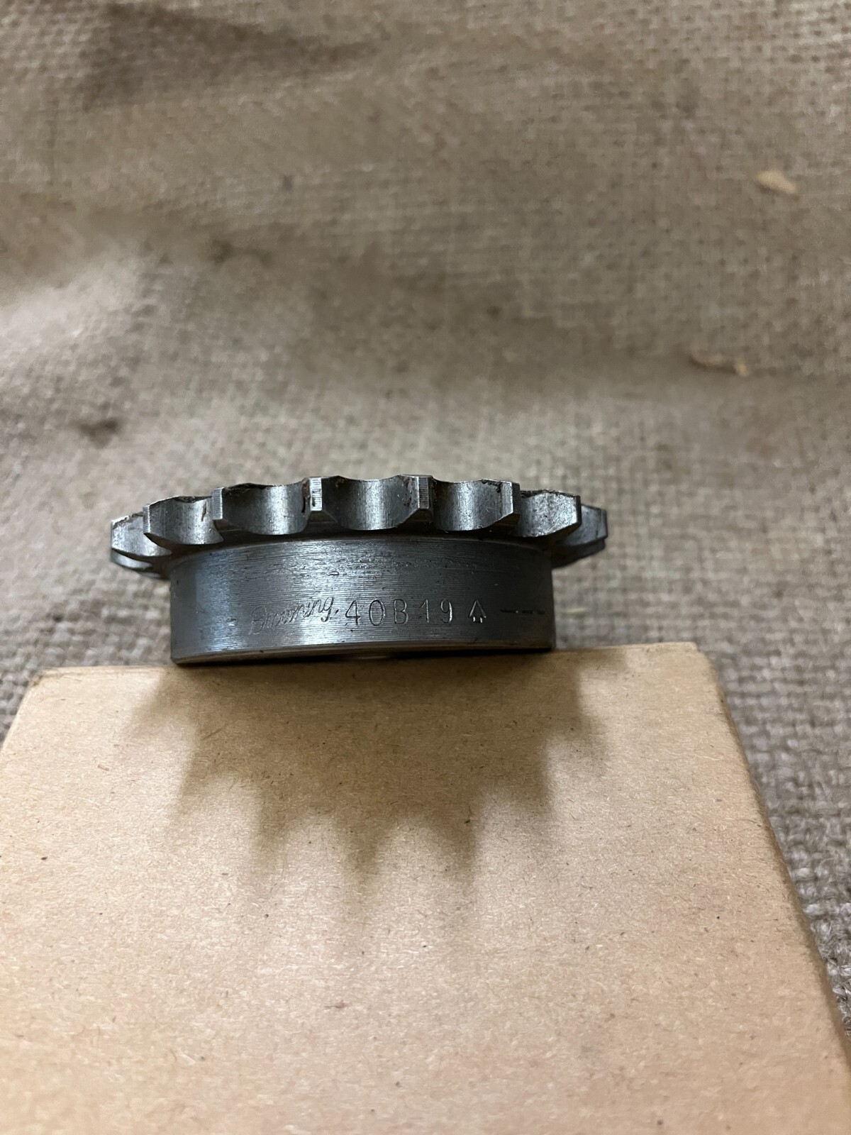 Browning 40B19, 40 Chain, 19 Teeth Bore Sprocket