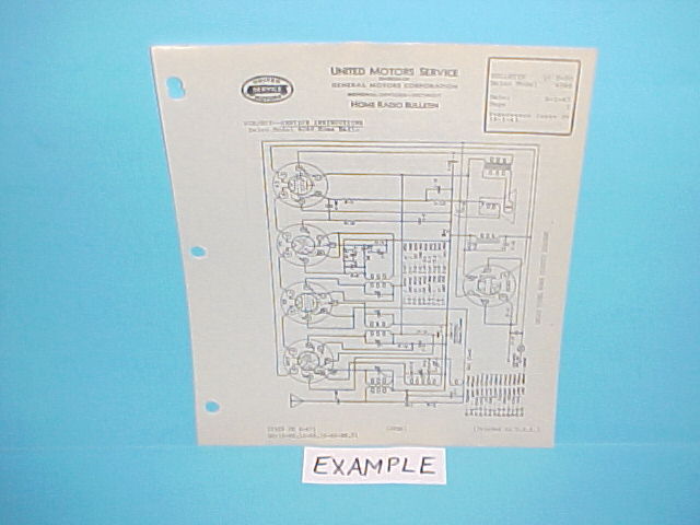 1934-1948 UNITED MOTORS DELCO HOME RADIO SERVICE REPAIR MANUAL CHOOSE YOUR MODEL