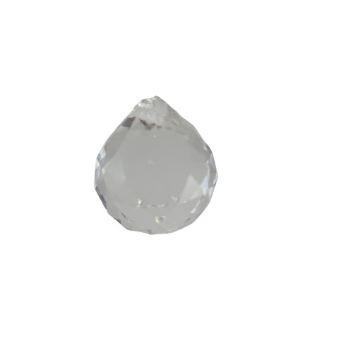 Hanging Faceted Clear Crystal 3/4" Inch Suncatcher Mobile