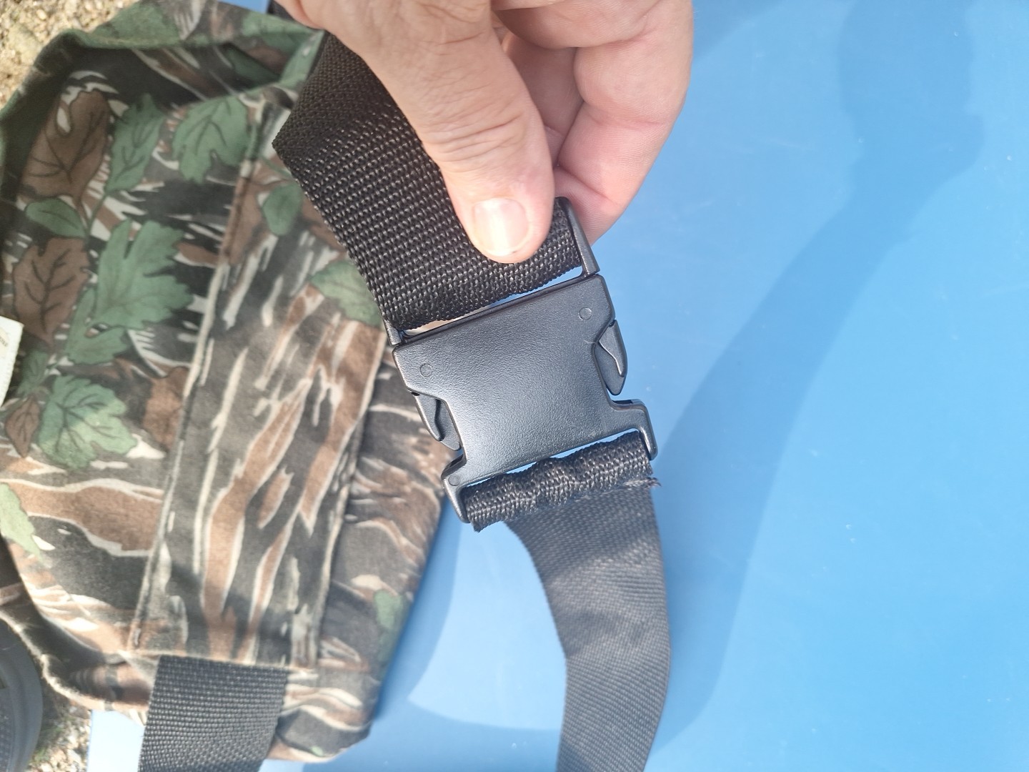 Vintage Extra Large Camo Fanny Pack Waist Made In USA Hunting Realtree