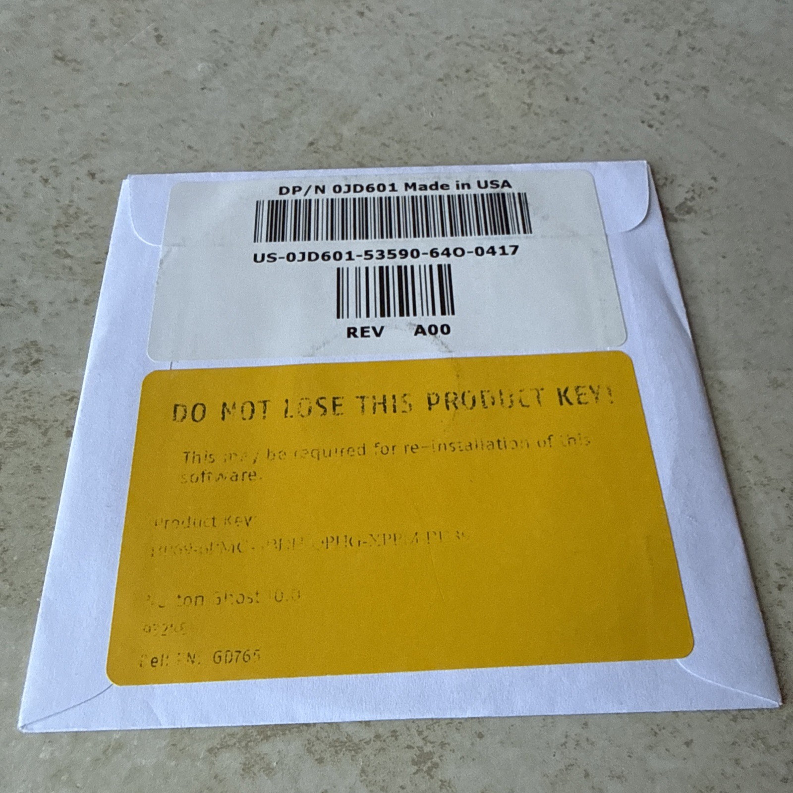 Norton Ghost 10.0 Backup Software CD & User Guide Windows XP 2005 Symantec Rare