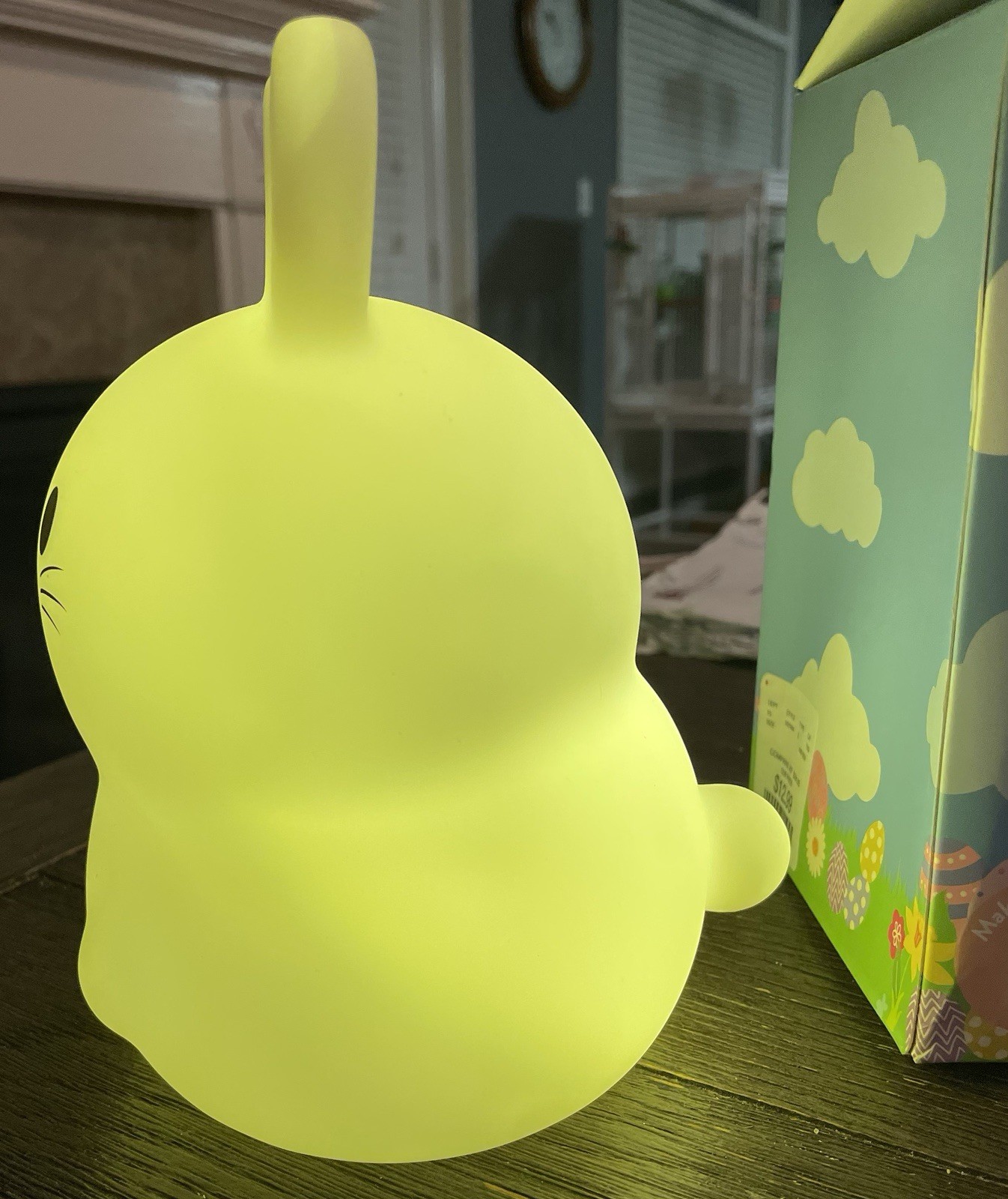 Eccolo White Bunny Ambient Light 7 In X 4 In