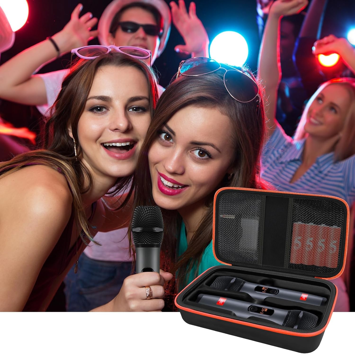 Wireless Microphone Case Compatible with JBL Wireless Two Microphone System