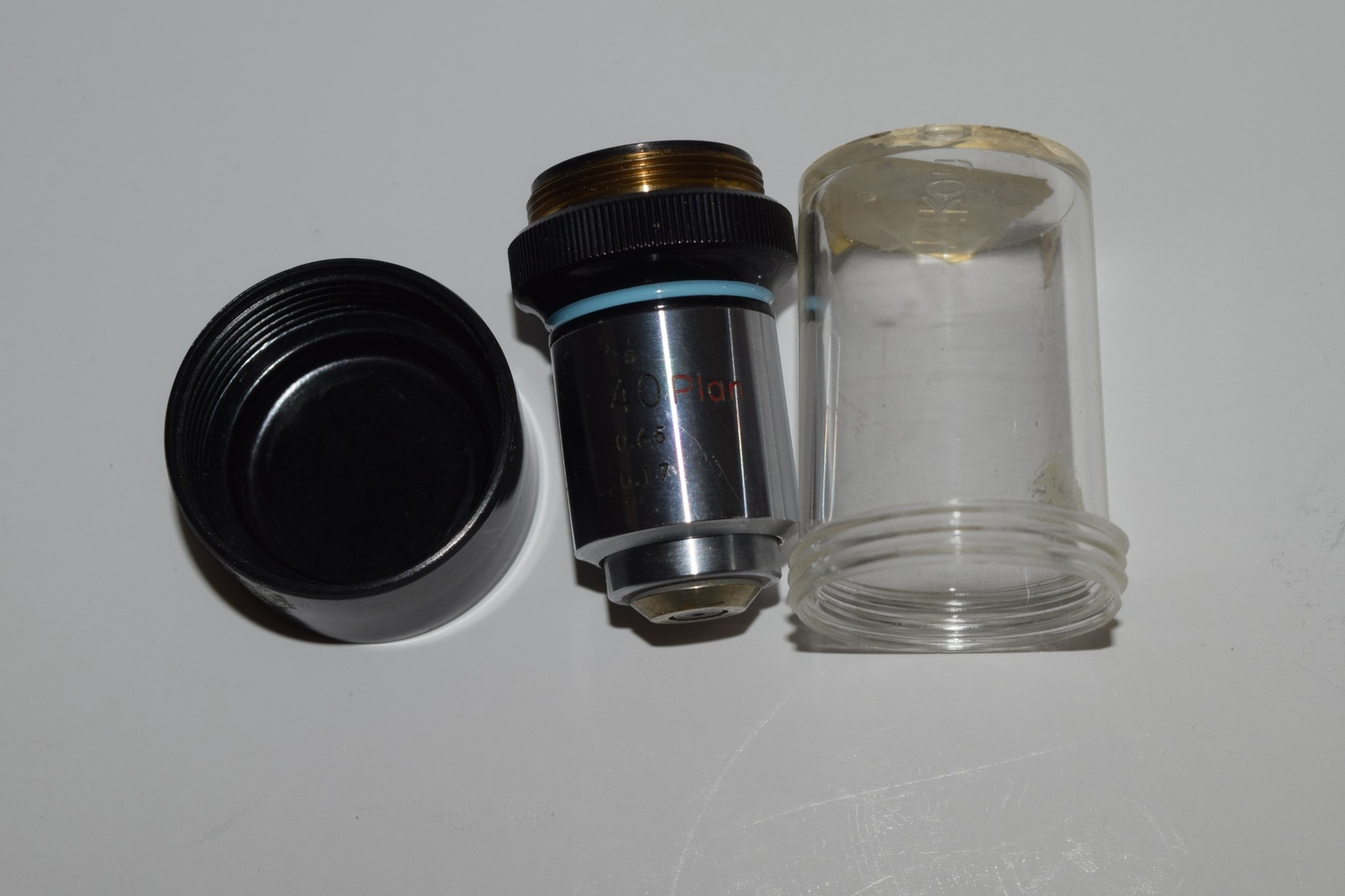 JM NIKON 40 PLAN .65 .17 MICROSCOPE OBJECTIVE (KLT3)