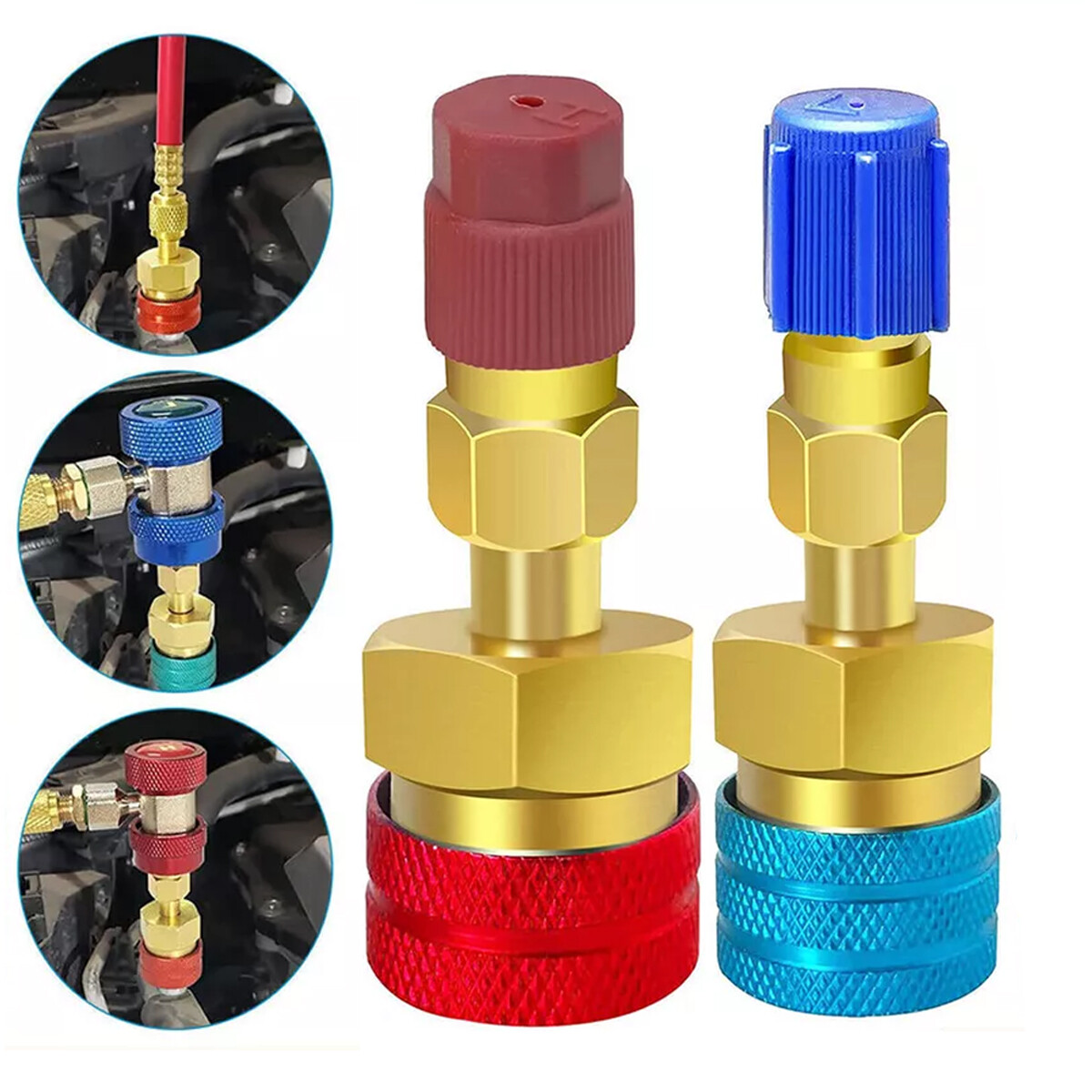 R1234YF Quick Coupler R1234yf to R134a Adapter 1234yf to 134a Adapter High Low