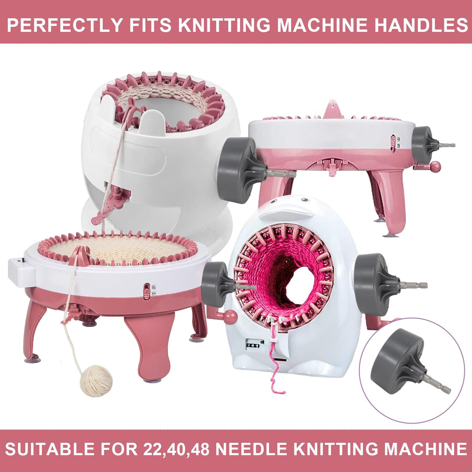 Knitting Machine Adapter Quick Knit Replaceable Crochet Machine Adapter with ...