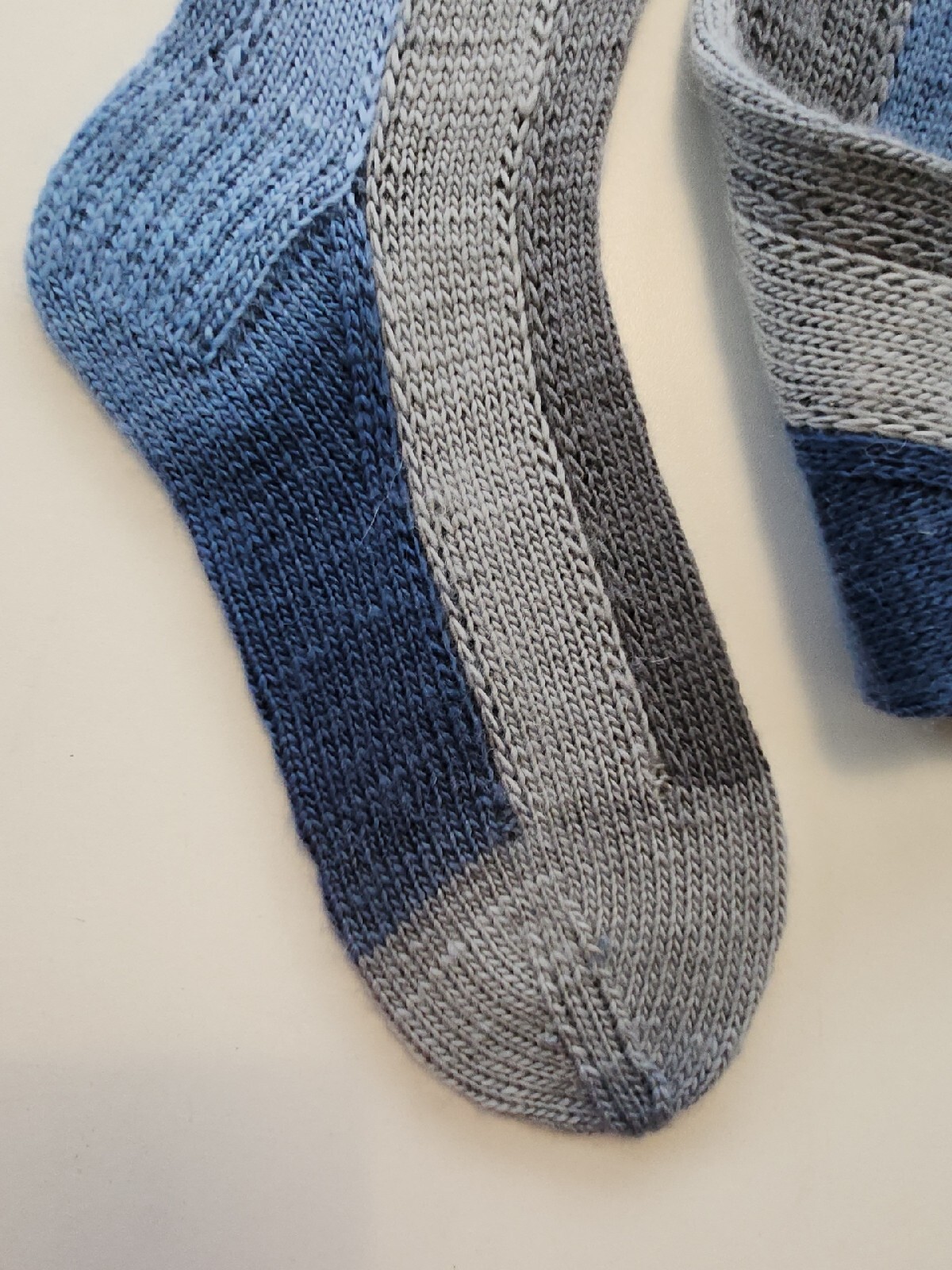 Hand Knitted Wool Socks Size 5-7 #86