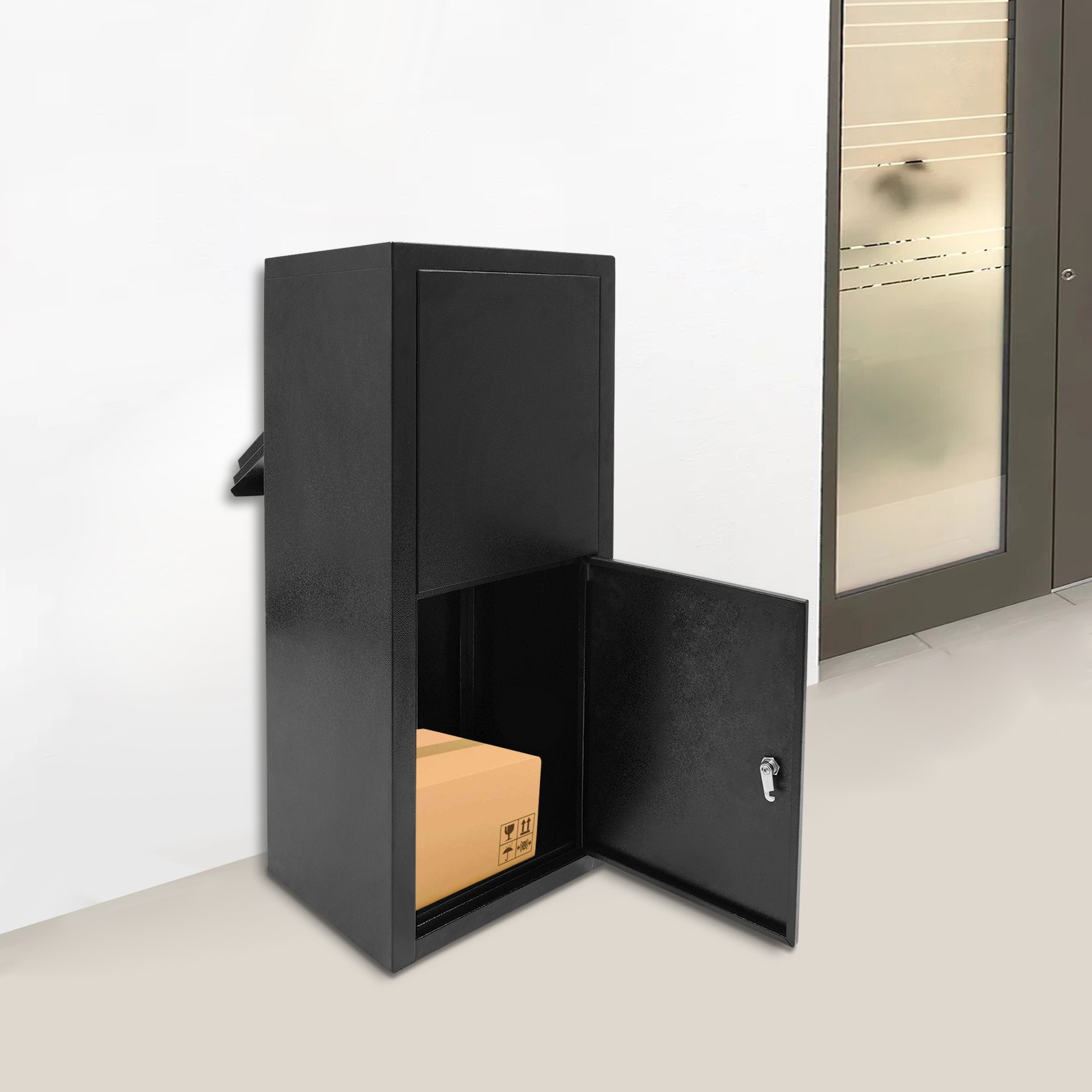 Parcel Drop Box Package Delivery Case Large Envelopes Mail Boxes with Key Lock