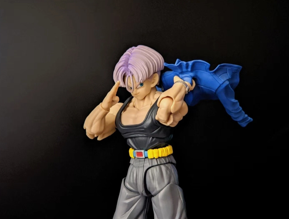 New custom Super Saiyan Trunks 1/12 shf hand Throw and grab clothes Accesso