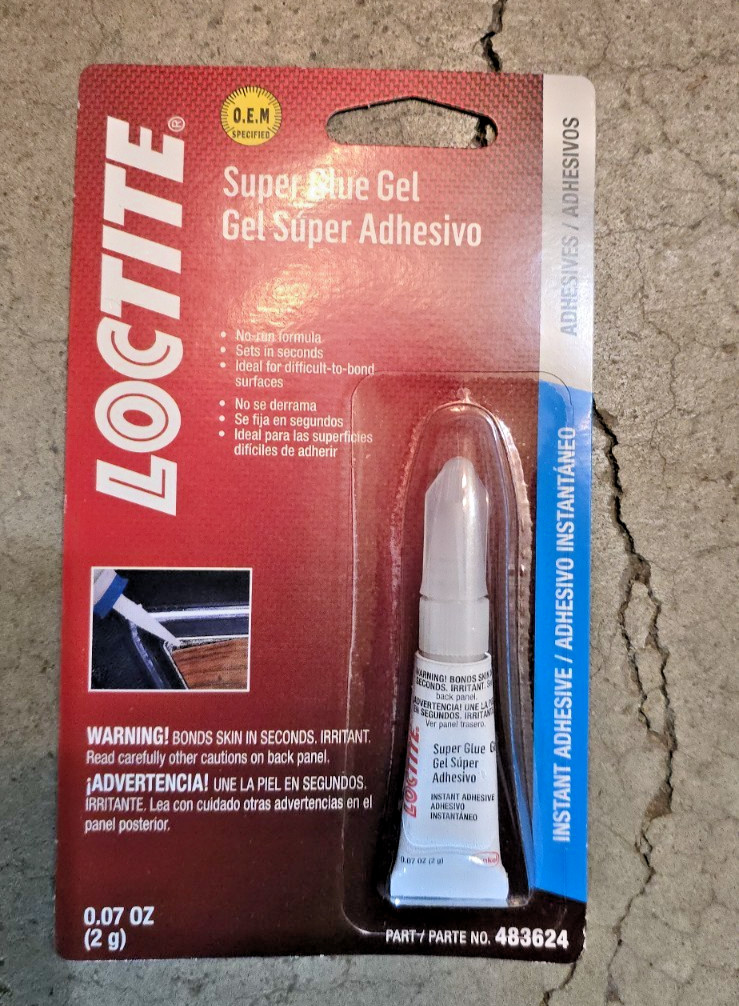 Loctite Super Glue - Quick Gel - 2 g Tube - product# 483624