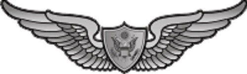 US Army Aircrewman Decal - 6.00" Wide x 1.80" High Decal