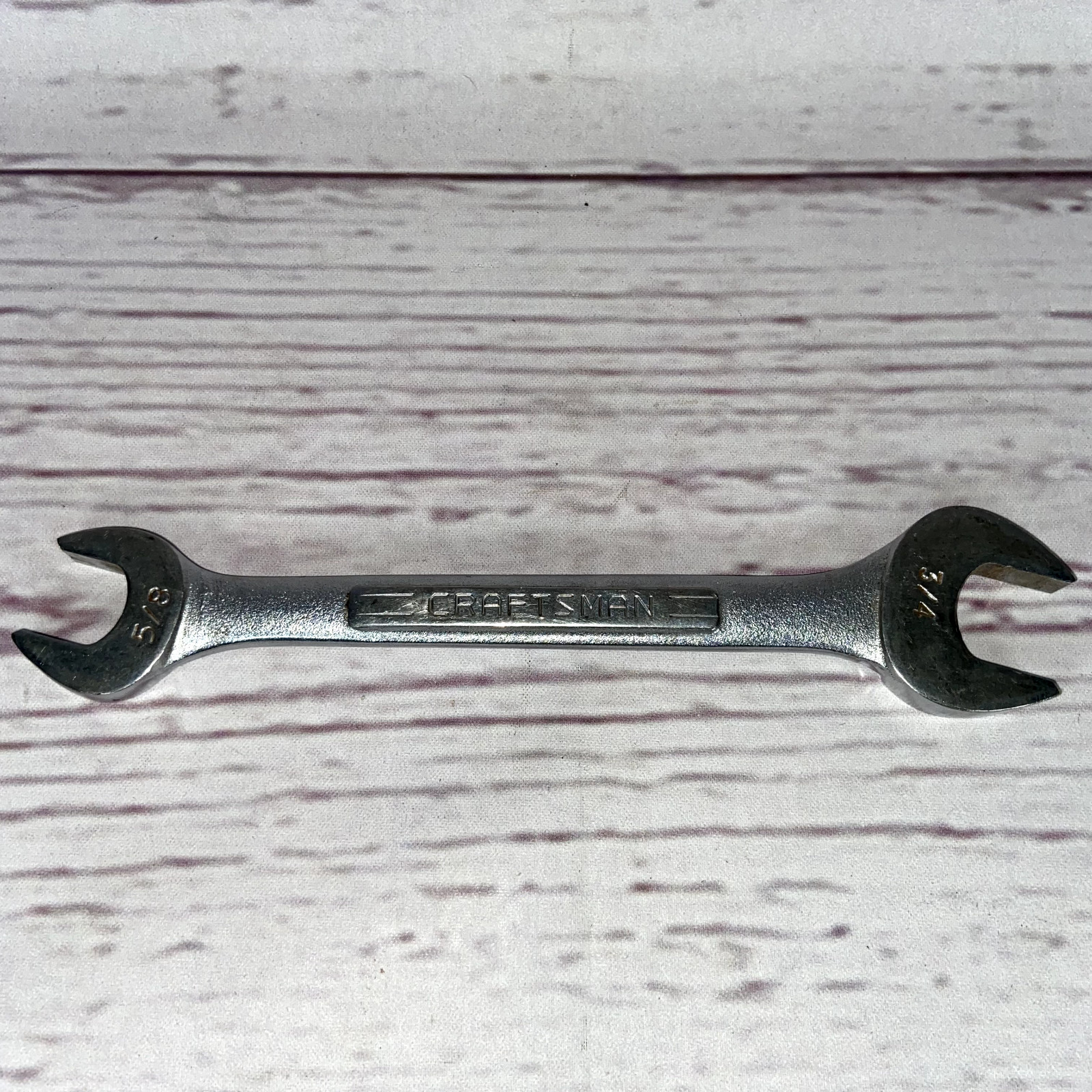 Craftsman VV44582 Double Open End Wrench 3/4" and 5/8"