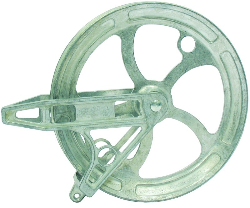 Ben-Mor 8" Heavy Duty Ball Bearing Clothesline Pulley Metal CY78800 Large Wheel
