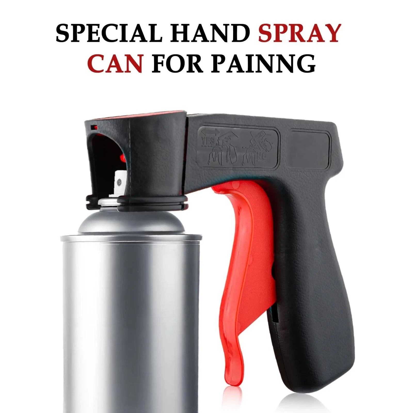 3pcs Car Spray Can Trigger Handle: Reusable Paint Sprayer Grip Tool - NEW