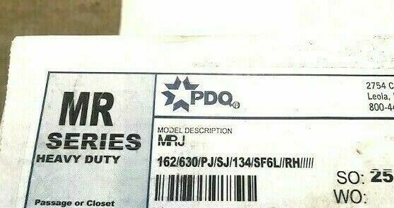 PDQ LOCK  MR J 162 PJ/SJ 630 SF6L APARTMENT/CORRIDOR FUNCTION