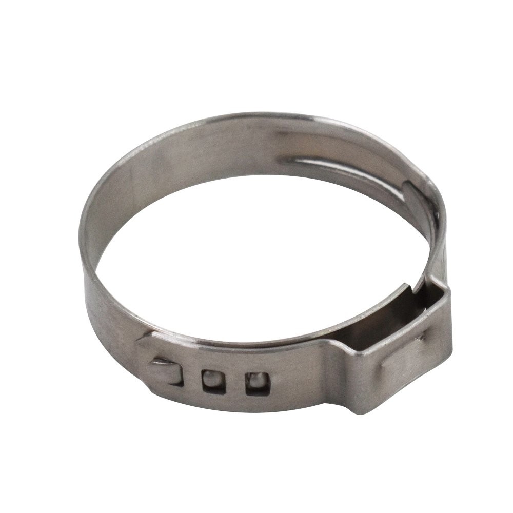 1" Stainless Steel Clamp Cinch Ring Crimp Pinch Fitting Tubing NEW 100 Pcs