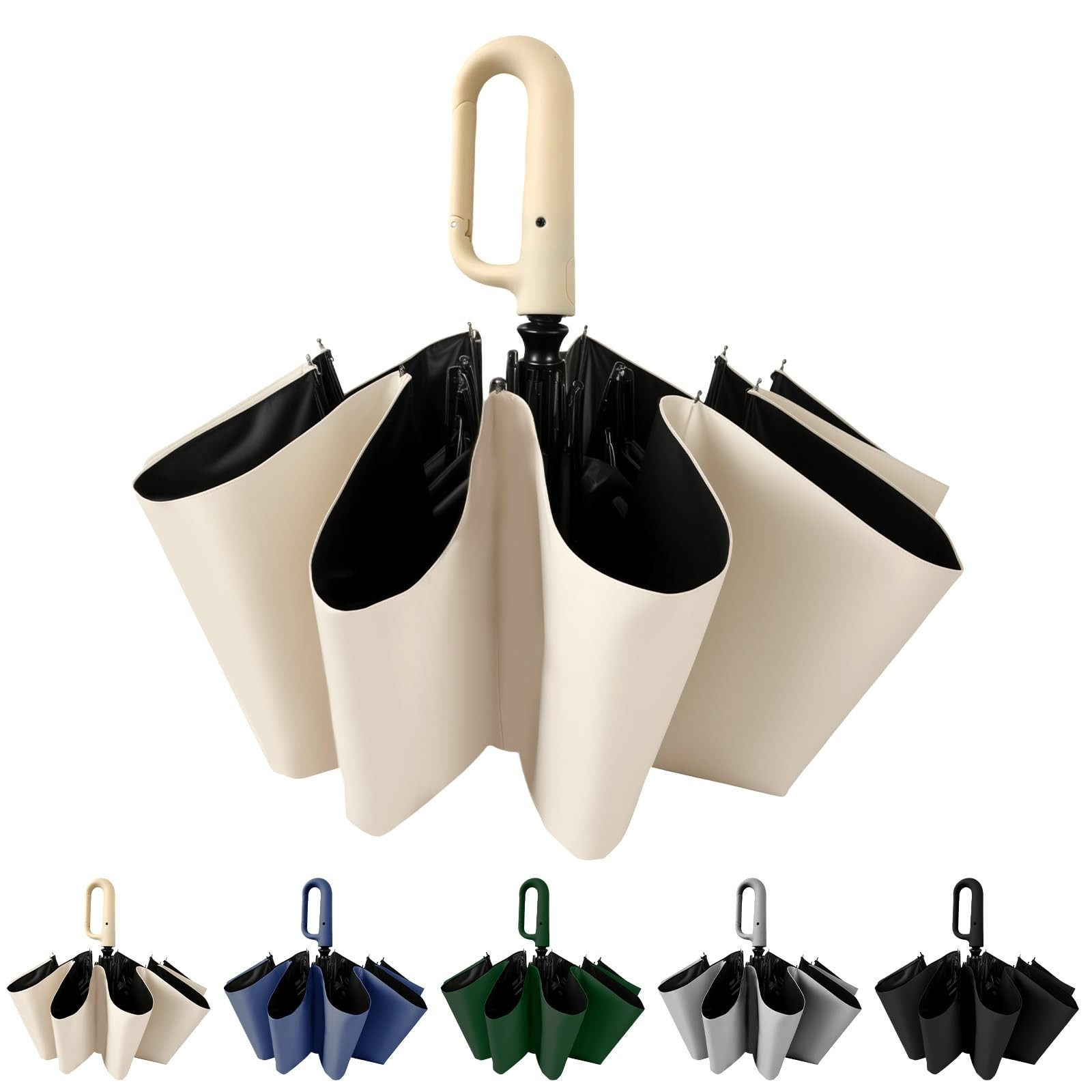 10 Rib Travel Golf Umbrella Auto Open Close UV Protection Folding Umbrella