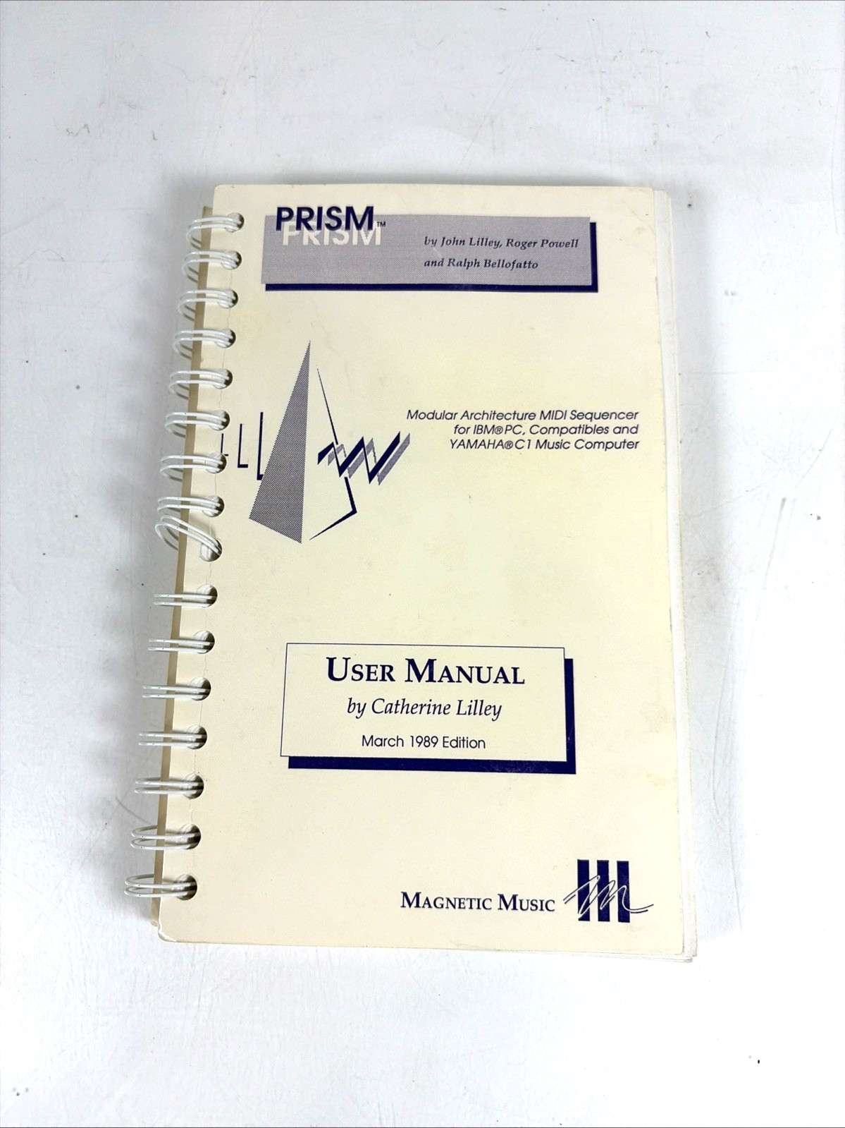PRISM modular architecture MIDI sequencer Magnetic Music User Manual 1989