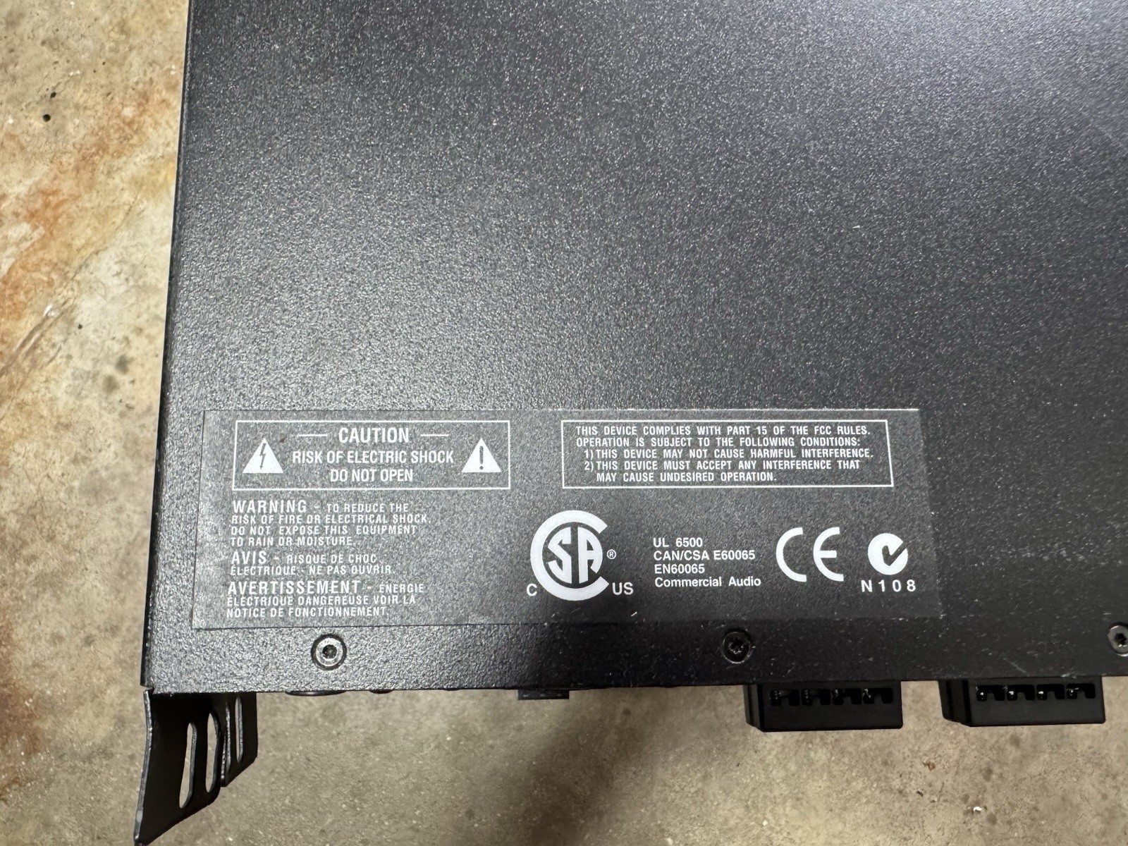 Crown Amplifier 8 300 Drivecore