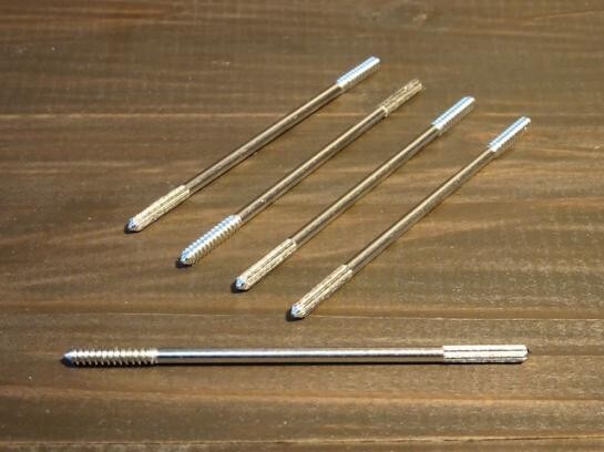 Grand Piano Backcheck Wire 2.6 Φ x 83 mm 1 unit/90 pcs Grand Piano Parts Japan